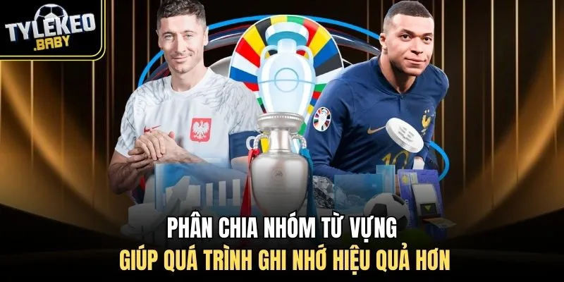 Phân chia nhóm từ vựng giúp quá trình ghi nhớ hiệu quả hơn